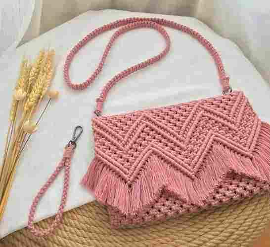  Macrame and  Crochet bag